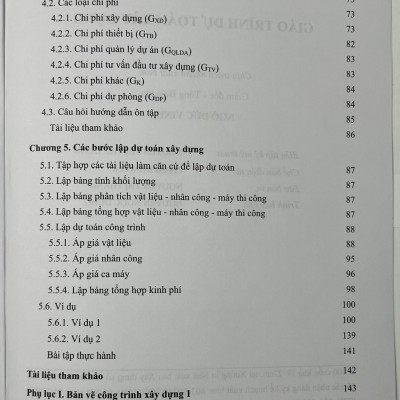 Sách - Giáo Trình Dự Toán Xây Dựng