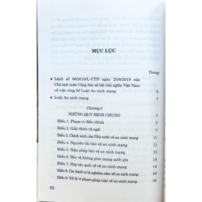 Sách - Luật An Ninh Mạng (Hiện Hành) - NXB Chính Trị Quốc Gia