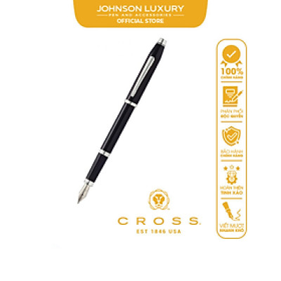 Bút ký cao cấp Cross Century II bút máy sơn mài màu đen dành cho doanh nhân