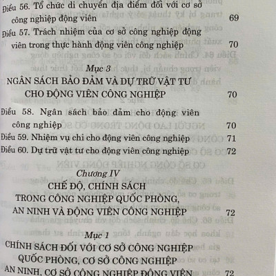 Luật Công Nghiệp Quốc Phòng, An Ninh và Động Viên Công Nghiệp Năm 2024