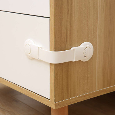 Dây đai khóa tủ lạnh, ngăn kéo an toàn co dãn KM-539 hàng Nhật