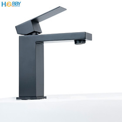 Vòi rửa mặt lavabo nóng lạnh inox 304 sơn đen Hobby Home Decor VRM5D