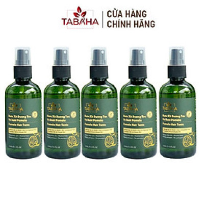 Combo 5 Chai Xịt Dưỡng Tóc Bưởi Tabaha 120mlx5