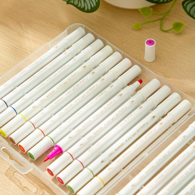 Hộp Bút 12 Màu Deli Sketch Marker - Phiên Bản Sơn Tùng M-TP Giới Hạn - Deli C185-12