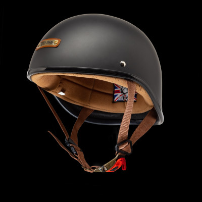 Mũ Bảo hiểm nửa đầu Bulldog Gang đủ màu: Đen nhám, đen bóng, trắng, bạc xước, đồng xước