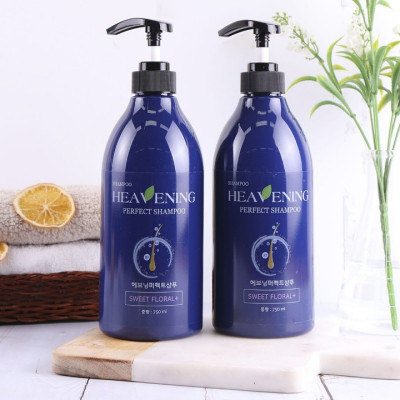 Combo 01 chai Dầu Gội & 01 Dầu Xả chăm sóc tóc suôn mượt  cao cấp Heavening Perfect TẶNG KÈM Hộp & Túi đựng