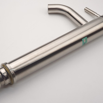 Vòi lavabo điếu nóng lạnh, Inox SUS 304 Eurolife EL-T022 ( Trắng vàng )