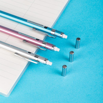 Bút Chì Bấm 0.5 mm - Deli EU999 - Màu Xanh Dương