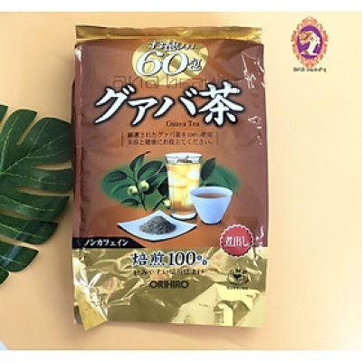 Trà ổi giảm cân Orihiro Nhật Bản (60 gói) tặng gói trà sữa hoặc cafe ngẫu nhiên