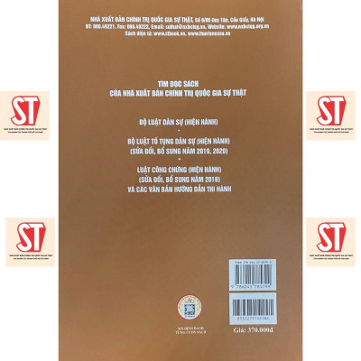 Sách - Cẩm Nang Nghiệp Vụ Dành Cho Thẩm Phán, Kiếm Sát Viên, Luật Sư - Trong Lĩnh Vực Dân Sự Và Tố Tụng Dân Sự - NXB Chính Trị Quốc Gia