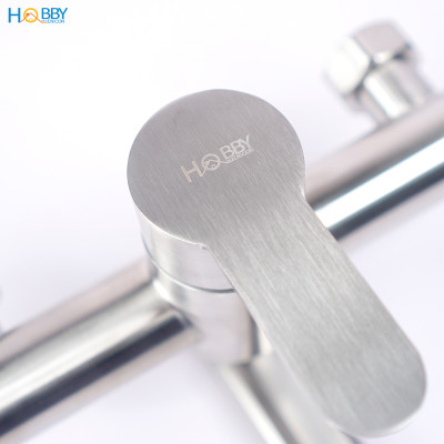 Vòi rửa chén nóng lạnh gắn tường Inox 304 Hobby Home Decor ANL1