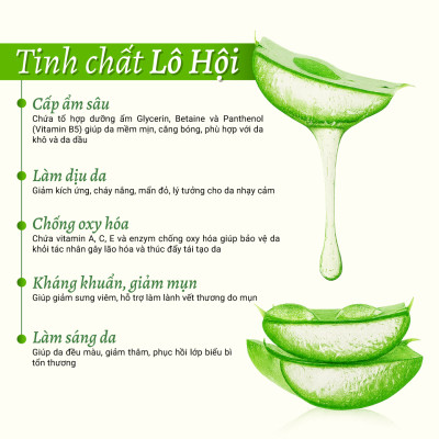 Gel Dưỡng Ẩm Thuần Chay Nha Đam Heebee