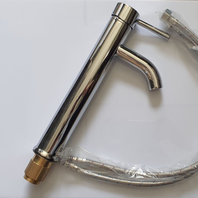 Vòi lavabo nóng lạnh đồng mạ crom niken Juno sofa Teady VCT- 111B