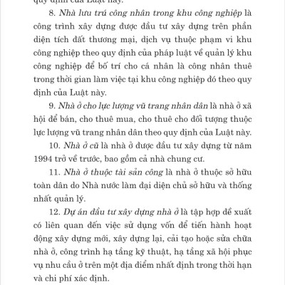 Luật Nhà ở năm 2023 (sửa đổi, bổ sung năm 2024)