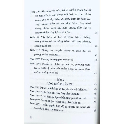 Sách - Luật Phòng, Chống Thiên Tai (Hiện Hành) (Sửa Đổi, Bổ Sung Năm 2020, 2023) - NXB Chính Trị Quốc Gia