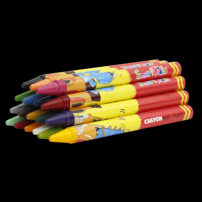 Hộp 24 Bút Màu Sáp Dino - Smartkids CR03
