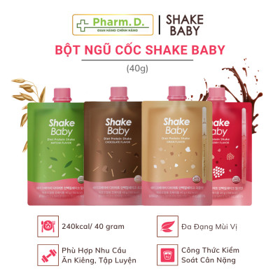 Bột Ngũ Cốc Ăn Kiêng Giúp Hỗ Trợ Kiểm Soát Cân Nặng, Cải Thiện Vóc Dáng Diet Formular Protein Shake Baby (35g) từ Hàn Quốc