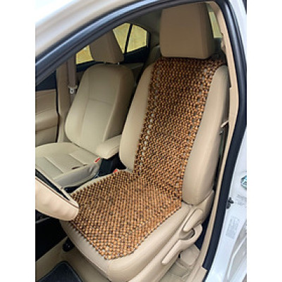 Đệm Lót Ghế Xe Ô Tô Hạt Gỗ Hương Cao Cấp Hạt 1.8cm ( Mian.vn )