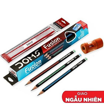 Hộp 12 Bút Chì Gỗ DOMS Fusion 7675