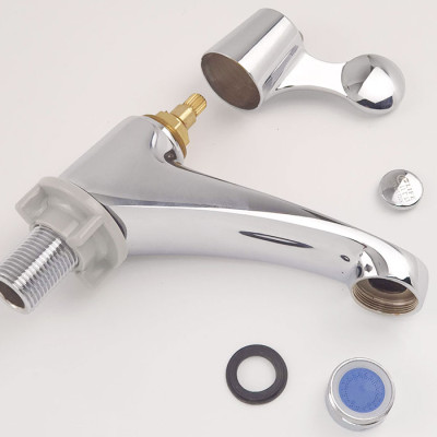 Vòi Lavabo lạnh Eurolife EL-113 (Trắng bạc)