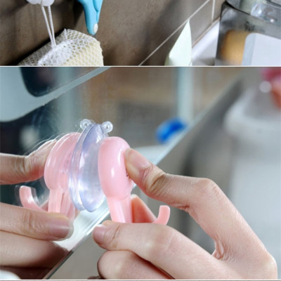 Set 2 bộ móc treo đồ có núm thít chân không ( 2 chiếc/bộ ) ( Giao màu ngẫu nhiên ) - Hàng nội địa Nhật Bản.