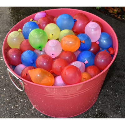 Bịch 111 Bong Bóng Nước Happy Baby Balloons Cho Trẻ Em Vui Chơi, Tiệc Tùng, Party, Sự Kiện