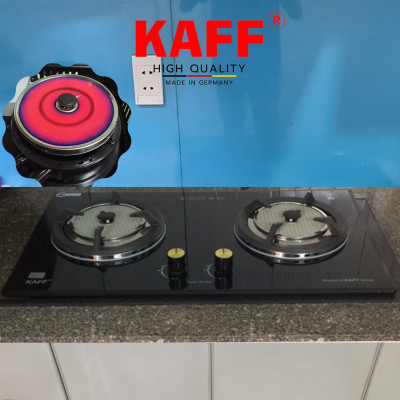 Bếp ga đôi KAFF KF-608I - Hàng chính hãng