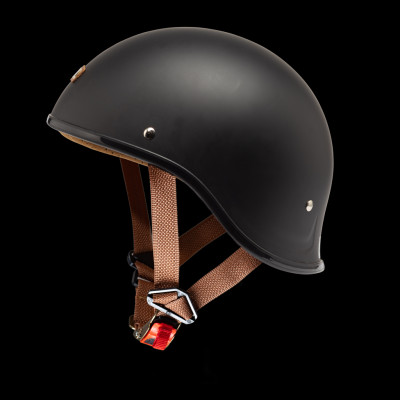 Mũ Bảo hiểm nửa đầu Bulldog Gang đủ màu: Đen nhám, đen bóng, trắng, bạc xước, đồng xước