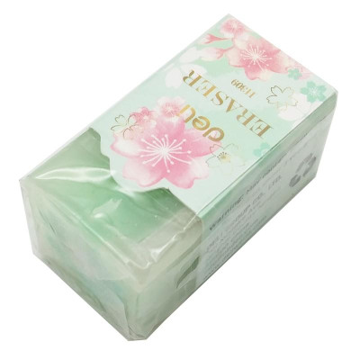 Gôm Thạch Hình Hoa Sakura - Deli EH309 - Xanh Lá