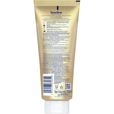 Sữa dưỡng thể ban ngày Vaseline Gluta-Hya Serum Burst UV Lotion Flawless Bright (330ml) - Hàng chính hãng