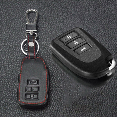 Bao da chìa khóa xe Toyota Vios 2018-2019 mẫu chìa thông minh