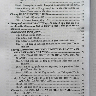 Sách Luật Tổ Chức Tòa Án Nhân Dân, Viện Kiểm Sát Nhân Dân sửa đổi, bổ sung năm 2025 (V2612T)