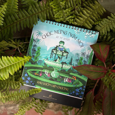 Lịch để bàn Nhã Nam Ất Tỵ 2025 - Khu vườn văn chương (Nhã Nam 2025)