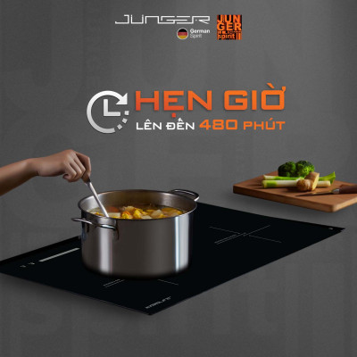 Bếp từ đôi Junger CEJ-201-II 4000W Tích hợp khóa phím an toàn Hàng Chính Hãng Bảo Hành 36 Tháng