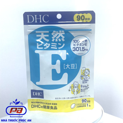 Viên uống bổ sung vitamin E DHC Nhật Bản 30 - 90 ngày giúp chống lão hoá, đẹp da