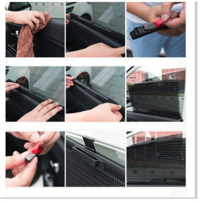  Rèm chống nắng, chống chói gắn cửa ô tô, bộ 2 sản phẩm (Gắn 2 cửa ô tô) (60x46cm)