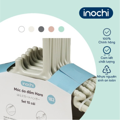 Set 10 chiếc móc áo đầm Hara 182 hàng cao cấp - giao màu ngẫu nhiên