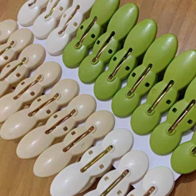 Vỉ 20 kẹp quần áo củ lạc cao cấp