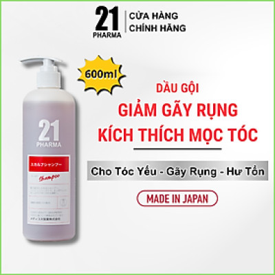 Dầu gội giảm rụng tóc Pharma 21 Nhật Bản dầu gội đâu Kích Mọc Tóc Giảm Gãy Rụng - 600ML