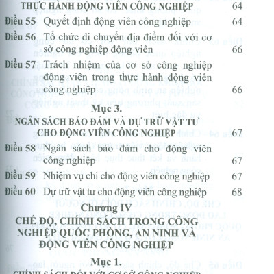 Luật Công Nghiệp Quốc Phòng, An Ninh Và Động Viên Công Nghiệp Năm 2024