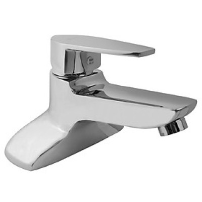 Vòi Lavabo nóng lạnh 2 chân Đồng mạ Chrome Eurolife EL-SUN 03 (Trắng bạc)