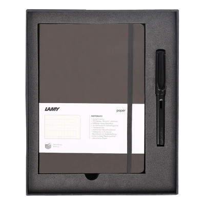 Gift Set Lamy Notebook A5 Softcover Umbra + Lamy Al-Star Black - GSNAl0018