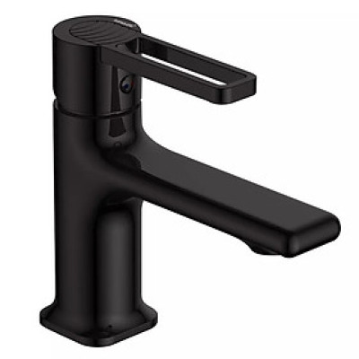 Vòi Lavabo nóng lạnh Đồng mạ tĩnh nhiệt màu đen Eurolife EL-GRAY 04.