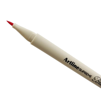 Bút Lông Đầu Cọ Artline Supreme Brush Pen EPFS-F - Màu Đỏ