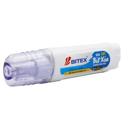 Bút Xóa Thân Trắng 12ml - Bitex C01
