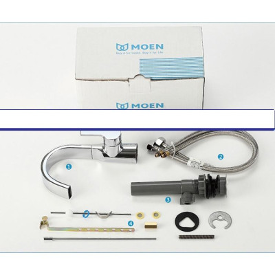 Vòi chậu lavabo nóng lạnh Moen - Kbhome - GN63121