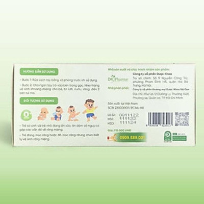 Gạc rơ lưỡi thảo dược Elemis Hộp 30 gói chiết xuất rau ngót chống sâu răng, sún răng, làm sạch mảng bám trong miệng