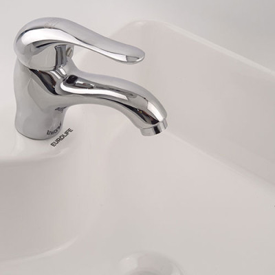 Vòi lavabo lạnh Eurolife EL-117 (Trắng bạc)
