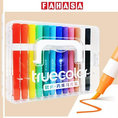 Hộp 12 Bút Lông Màu Acrylic Marker - Truecolor ZCA0628_12