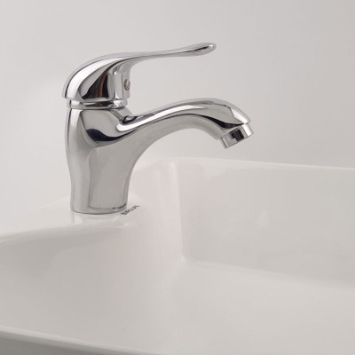 Vòi lavabo lạnh Eurolife EL-117 (Trắng bạc)